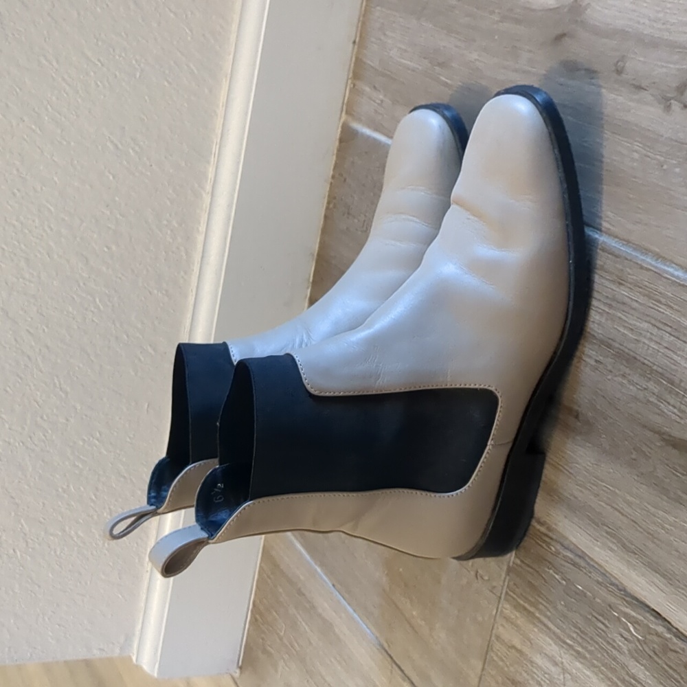 Everlane Womens The New Modern Chelsea Ankle Boots Tan Size 6.5 Leather
